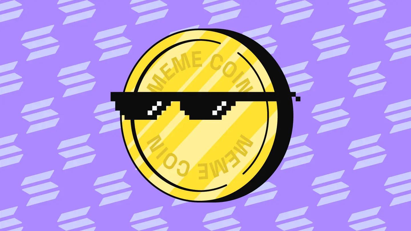 Coin with sunglasses